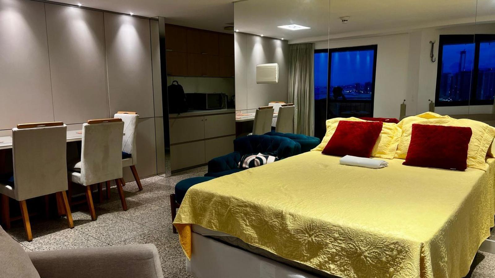 Flat Particular Em Blue Tree Towers Beira Mar Fortaleza Esterno foto